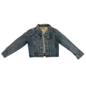 Vintage Levi's Cropped Denim Jean Jacket | US Size M | Perfect for Cowboy Carter
